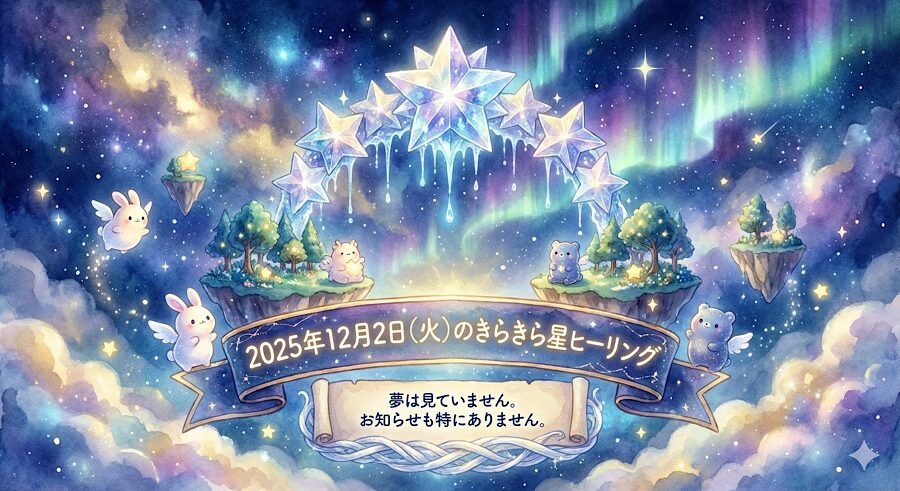 2025年12月2日（火）のきらきら星ヒーリング