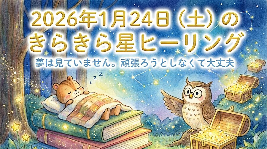2026年1月24日（土）のきらきら星ヒーリング