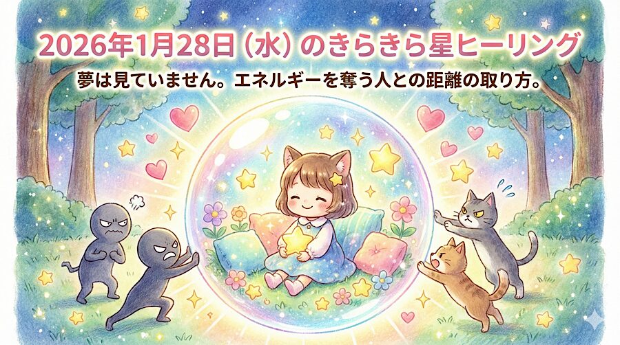 2026年1月28日（水）のきらきら星ヒーリング