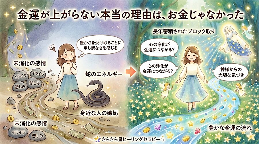 金運が上がらない本当の理由は、お金じゃなかった