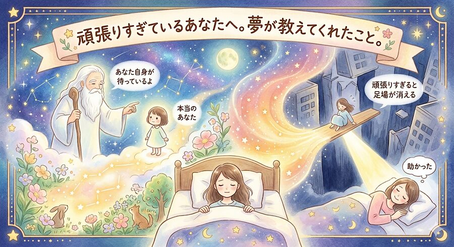 頑張りすぎているあなたへ。夢が教えてくれたこと。