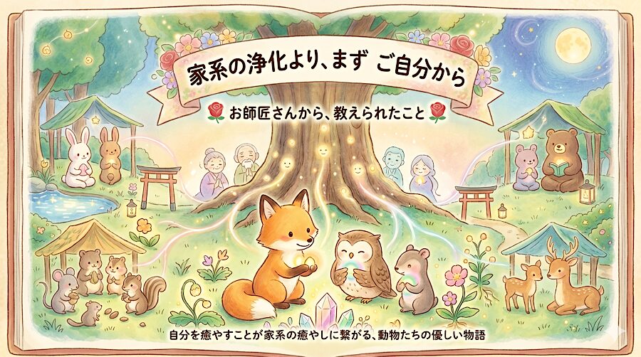 家系の浄化より、まず、ご自分から