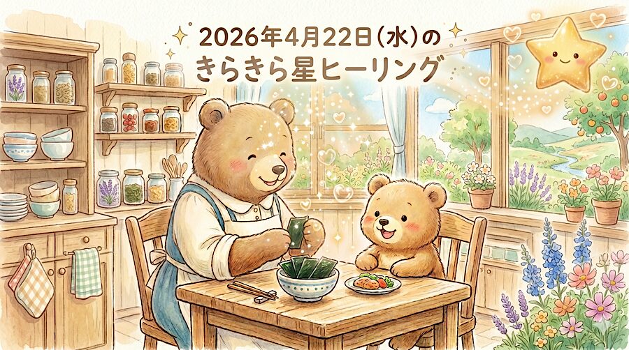2026年4月22日（水）のきらきら星ヒーリング
