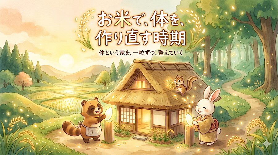 お米で体を作り直す時期