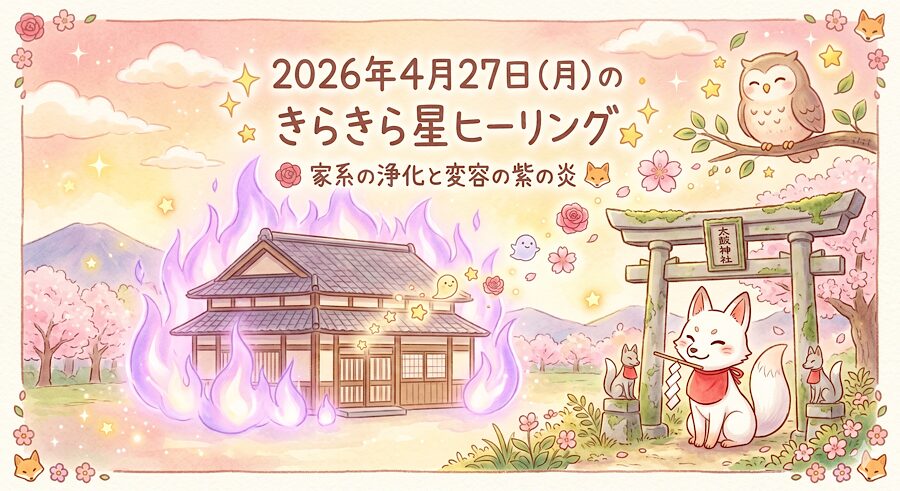 2026年4月27日（月）のきらきら星ヒーリング