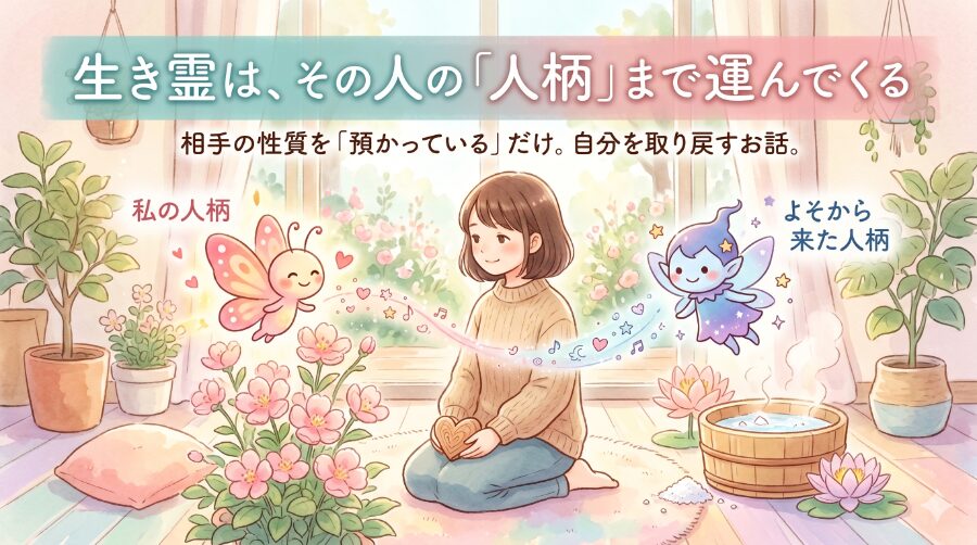 生き霊は、その人の「人柄」まで運んでくる