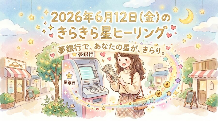 2026年6月12日（金）のきらきら星ヒーリング