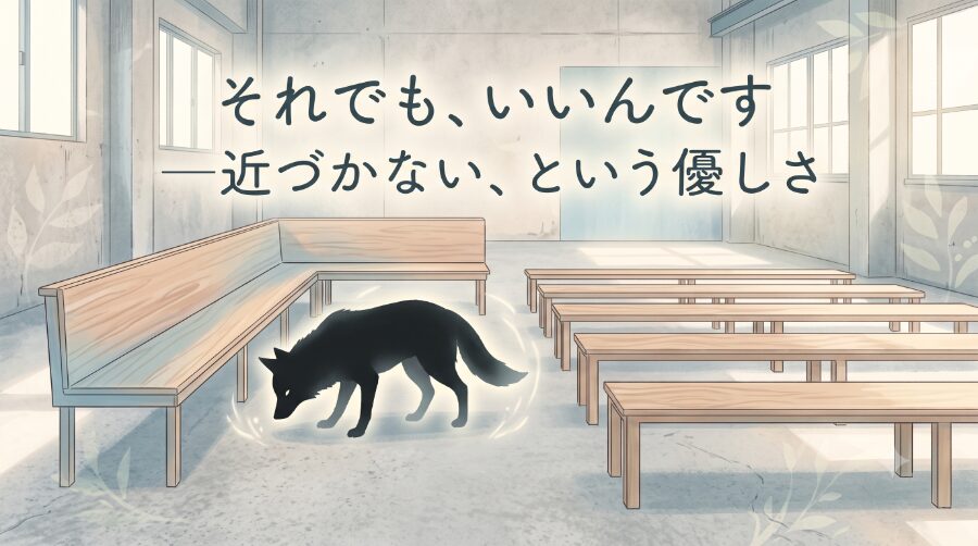 それでも、いいんです ―近づかない、という優しさ