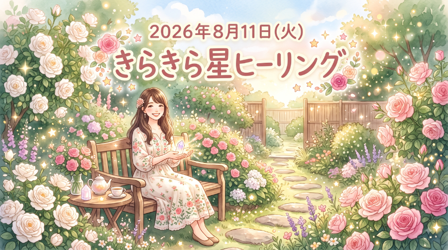 2026年8月11日（火）のきらきら星ヒーリング