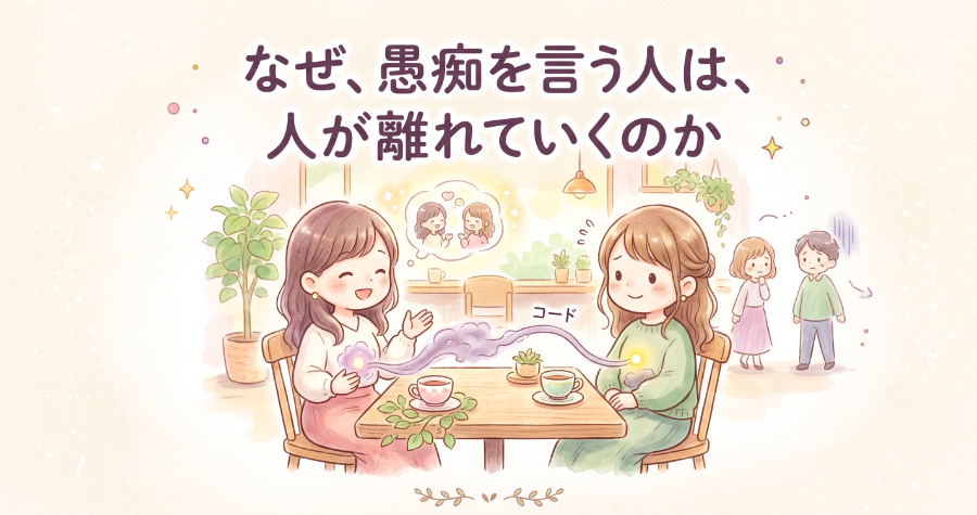 なぜ、愚痴を言う人は、人が離れていくのか