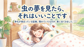 虫の夢を見たら、それはいいことです